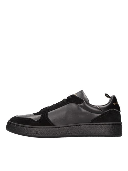 Sneakers in pelle e camoscio OFFICINE CREATIVE | MOWER/011NERO